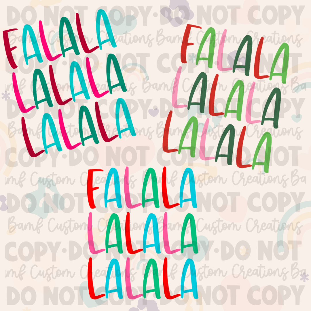 0165 | FALALALA | Stickercal