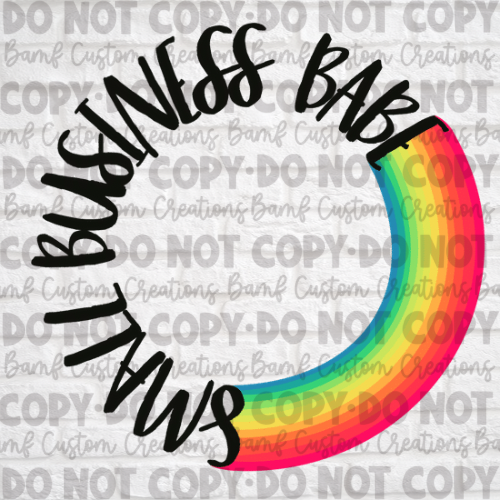 Small Business Babe Rainbow | Digital Download