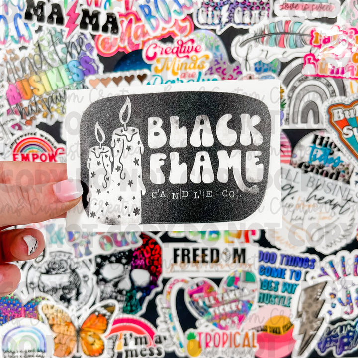 0186 | Black Flame Candle Co. | Stickercal